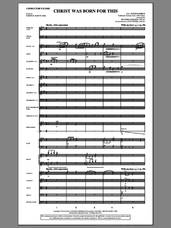 Cover icon of Christ Was Born For This (complete set of parts) sheet music for orchestra/band (Orchestra) by Joseph M. Martin and Heather Sorenson, intermediate skill level