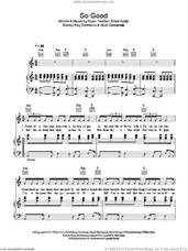 Cover icon of So Good sheet music for voice, piano or guitar by B.o.B., Bobby Ray Simmons, Brent Kutzle, Noel Zancanella and Ryan Tedder, intermediate skill level