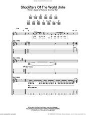 Cover icon of Shoplifters Of The World Unite sheet music for guitar (tablature) by The Smiths, Johnny Marr and Steven Morrissey, intermediate skill level