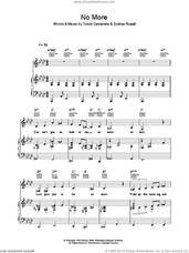 Cover icon of No More sheet music for voice, piano or guitar by Madeleine Peyroux, Sydney Russell and Toots Camarata, intermediate skill level