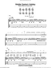 Cover icon of Middle Eastern Holiday sheet music for guitar (tablature) by Hard-Fi and Richard Archer, intermediate skill level