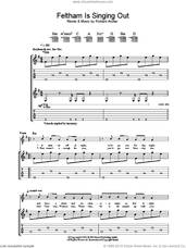 Cover icon of Feltham Is Singing Out sheet music for guitar (tablature) by Hard-Fi and Richard Archer, intermediate skill level