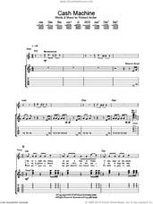 Cover icon of Cash Machine sheet music for guitar (tablature) by Hard-Fi and Richard Archer, intermediate skill level