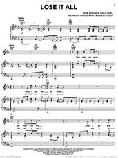 Cover icon of Lose It All sheet music for voice, piano or guitar by Backstreet Boys, Alexander Francis Barry, Shelly Peiken and Wally Gagel, intermediate skill level