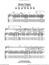 Cover icon of Mucky Fingers sheet music for guitar (tablature) by Oasis and Noel Gallagher, intermediate skill level