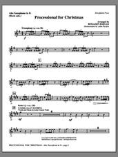 Cover icon of Processional For Christmas sheet music for orchestra/band (alto sax, sub. horn) by Benjamin Harlan, intermediate skill level