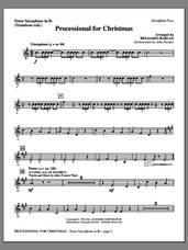 Cover icon of Processional For Christmas sheet music for orchestra/band (tenor sax, sub. trombone) by Benjamin Harlan, intermediate skill level