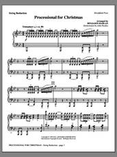 Cover icon of Processional For Christmas sheet music for orchestra/band (keyboard string reduction) by Benjamin Harlan, intermediate skill level