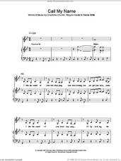 Cover icon of Call My Name sheet music for voice, piano or guitar by Charlotte Church, Francis White and Wayne Hector, intermediate skill level