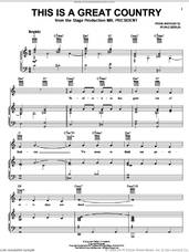 Cover icon of This Is A Great Country sheet music for voice, piano or guitar by Irving Berlin, intermediate skill level