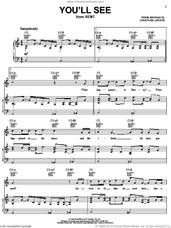 Cover icon of You'll See sheet music for voice, piano or guitar by Jonathan Larson and Rent (Musical), intermediate skill level