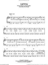 Cover icon of Lightning sheet music for piano solo by The Wanted, Ed Drewett, Steve Mac and Wayne Hector, easy skill level