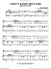 Cover icon of I Don't Know His Name sheet music for voice and piano by Sheldon Harnick, Jerry Bock and She Loves Me (Musical), intermediate skill level