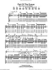 Cover icon of Part Of The Queue sheet music for guitar (tablature) by Oasis and Noel Gallagher, intermediate skill level