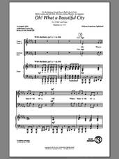 Cover icon of Oh, What A Beautiful City sheet music for choir (TTBB: tenor, bass) by Rollo Dilworth and Miscellaneous, intermediate skill level