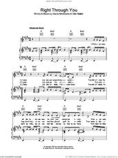 Cover icon of Right Through You sheet music for voice, piano or guitar by Alanis Morissette and Glen Ballard, intermediate skill level