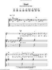 Cover icon of Start! sheet music for guitar (tablature) by The Jam and Paul Weller, intermediate skill level