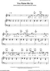 Cover icon of You Raise Me Up sheet music for voice, piano or guitar by Westlife, Josh Groban, Ronan Tynan, Secret Garden, Brendan Graham, Rolf LAuvland and Rolf Lovland, wedding score, intermediate skill level
