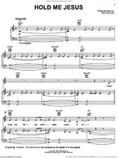 Cover icon of Hold Me Jesus sheet music for voice, piano or guitar by Rich Mullins and Rebecca St. James, intermediate skill level