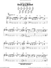 Cover icon of Soul Of A Robot sheet music for guitar (tablature) by John5, intermediate skill level