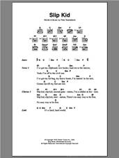 Cover icon of Slip Kid sheet music for guitar (chords) by The Who and Pete Townshend, intermediate skill level