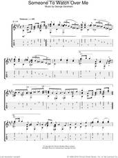 Cover icon of Someone To Watch Over Me sheet music for guitar solo (chords) by Jerry Willard and George Gershwin, wedding score, easy guitar (chords)