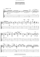 Cover icon of Summertime sheet music for guitar solo by Jerry Willard and George Gershwin, intermediate skill level