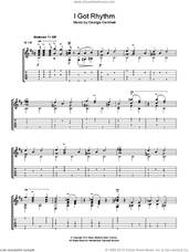 Cover icon of I Got Rhythm sheet music for guitar solo (chords) by Jerry Willard and George Gershwin, easy guitar (chords)