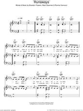 Cover icon of Runaways sheet music for voice, piano or guitar by The Killers, Brandon Flowers, Mark Stoermer and Ronnie Vannucci, intermediate skill level