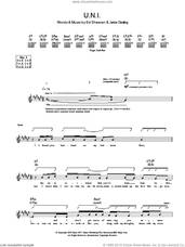 Cover icon of U.N.I. sheet music for guitar (tablature) by Ed Sheeran and Jake Gosling, intermediate skill level