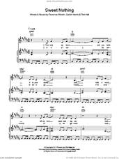 Cover icon of Sweet Nothing sheet music for voice, piano or guitar by Calvin Harris Featuring Florence Welch, Calvin Harris, Florence Welch and Tom Hull, intermediate skill level