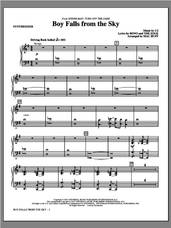 Cover icon of Boy Falls From The Sky (from Spider-Man: Turn Off the Dark) sheet music for orchestra/band (synthesizer) by U2, Bono, Mac Huff and The Edge, intermediate skill level
