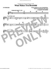 Cover icon of What Makes You Beautiful (complete set of parts) sheet music for orchestra/band (Rhythm Parts) by Ed Lojeski, Carl Falk, Rami, Savan Kotecha, Glee Cast and One Direction, intermediate skill level