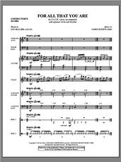 Cover icon of For All That You Are (complete set of parts) sheet music for orchestra/band (Instrumental Parts) by James Koerts and Jan McGuire, intermediate skill level