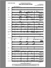 Cover icon of We Give Our Lives (complete set of parts) sheet music for orchestra/band (Orchestra) by Joseph M. Martin, intermediate skill level