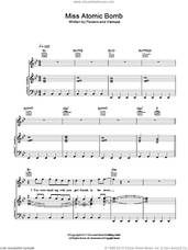 Cover icon of Miss Atomic Bomb sheet music for voice, piano or guitar by The Killers, Brandon Flowers, Dave Keuning, Mark Stoermer and Ronnie Vannucci, intermediate skill level