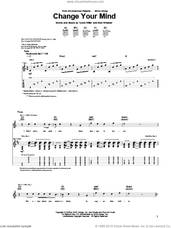 Cover icon of Change Your Mind sheet music for guitar (tablature) by The All-American Rejects, Nick Wheeler and Tyson Ritter, intermediate skill level