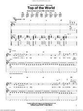 Cover icon of Top Of The World sheet music for guitar (tablature) by The All-American Rejects, Nick Wheeler and Tyson Ritter, intermediate skill level