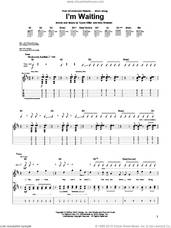 Cover icon of I'm Waiting sheet music for guitar (tablature) by The All-American Rejects, Nick Wheeler and Tyson Ritter, intermediate skill level