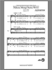 Cover icon of Hakuna Mungu Kama Wewe sheet music for choir (SSA: soprano, alto) by Kirk Aamot and East African Worship Song, intermediate skill level