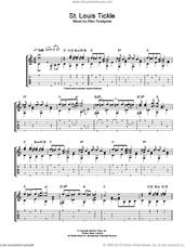 Cover icon of St. Louis Tickle sheet music for guitar (tablature) by Dave Van Ronk and Glen Snelgrove, intermediate skill level