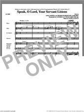 Cover icon of Speak, O Lord, Your Servant Listens (complete set of parts) sheet music for orchestra/band (chamber ensemble) by John Leavitt, intermediate skill level