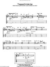 Cover icon of Trapped Under Ice sheet music for guitar (tablature) by Metallica, James Hetfield, Kirk Hammett and Lars Ulrich, intermediate skill level