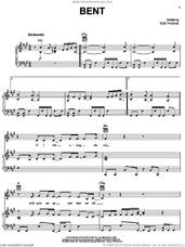 Cover icon of Bent sheet music for voice, piano or guitar by Matchbox Twenty, Matchbox 20 and Rob Thomas, intermediate skill level