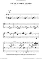 Cover icon of Are You Gonna Go My Way? sheet music for voice, piano or guitar by Lenny Kravitz and Craig Ross, intermediate skill level