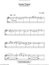 Cover icon of Anna's Theme (from The Red Violin) sheet music for piano solo by John Corigliano, intermediate skill level