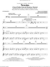 Cover icon of Newsies (Choral Medley) sheet music for orchestra/band (synthesizer ii) by Alan Menken, Jack Feldman, Newsies (Musical) and Roger Emerson, intermediate skill level