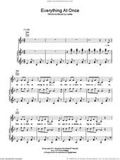 Cover icon of Everything At Once sheet music for voice, piano or guitar by Lenka, intermediate skill level