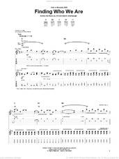 Cover icon of Finding Who We Are sheet music for guitar (tablature) by Kutless and William Marsh Shamburger, intermediate skill level
