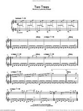 Cover icon of Two Trees sheet music for piano solo by Ludovico Einaudi, classical score, intermediate skill level